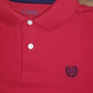 Chaps short sleeved polo shirt, Boy's Medium Red